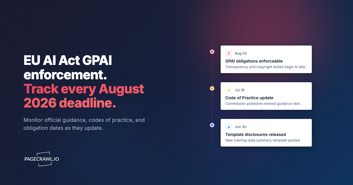 EU AI Act Enforcement Begins August 2026: Monitoring GPAI Obligations